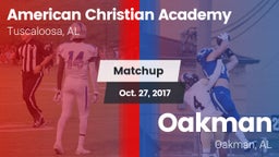 Matchup: American Christian vs. Oakman  2017