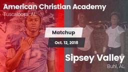 Matchup: American Christian vs. Sipsey Valley  2018