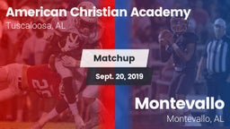 Matchup: American Christian vs. Montevallo  2019