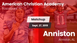 Matchup: American Christian vs. Anniston  2019