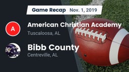 Recap: American Christian Academy  vs. Bibb County  2019