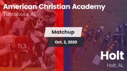 Matchup: American Christian vs. Holt  2020
