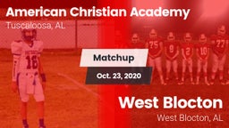 Matchup: American Christian vs. West Blocton  2020