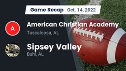 Recap: American Christian Academy  vs. Sipsey Valley  2022