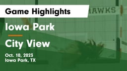 Iowa Park  vs City View  Game Highlights - Oct. 10, 2023