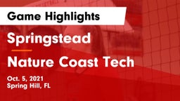 Springstead  vs Nature Coast Tech  Game Highlights - Oct. 5, 2021
