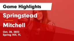 Springstead  vs Mitchell Game Highlights - Oct. 20, 2022