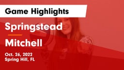 Springstead  vs Mitchell  Game Highlights - Oct. 26, 2022