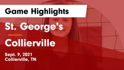 St. George's  vs Collierville  Game Highlights - Sept. 9, 2021