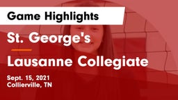 St. George's  vs Lausanne Collegiate  Game Highlights - Sept. 15, 2021