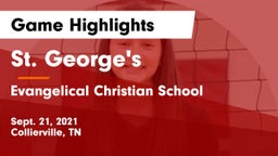 St. George's  vs Evangelical Christian School Game Highlights - Sept. 21, 2021