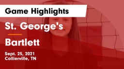 St. George's  vs Bartlett  Game Highlights - Sept. 25, 2021