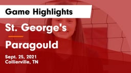 St. George's  vs Paragould  Game Highlights - Sept. 25, 2021