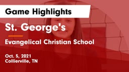 St. George's  vs Evangelical Christian School Game Highlights - Oct. 5, 2021