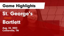 St. George's  vs Bartlett  Game Highlights - Aug. 24, 2022