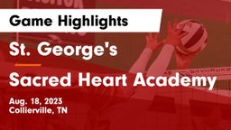 St. George's  vs Sacred Heart Academy Game Highlights - Aug. 18, 2023