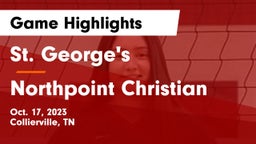 St. George's  vs Northpoint Christian Game Highlights - Oct. 17, 2023