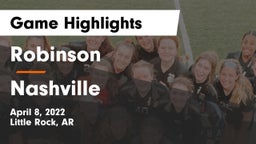 Robinson  vs Nashville  Game Highlights - April 8, 2022