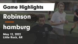 Robinson  vs hamburg Game Highlights - May 12, 2022