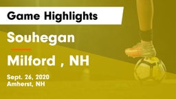 Souhegan  vs Milford , NH Game Highlights - Sept. 26, 2020