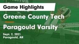 Greene County Tech  vs Paragould Varsity Game Highlights - Sept. 2, 2021