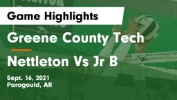Greene County Tech  vs Nettleton Vs Jr B Game Highlights - Sept. 16, 2021