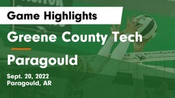 Greene County Tech  vs Paragould Game Highlights - Sept. 20, 2022