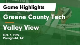 Greene County Tech  vs Valley View Game Highlights - Oct. 6, 2022