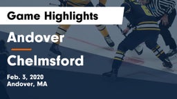 Andover  vs Chelmsford  Game Highlights - Feb. 3, 2020