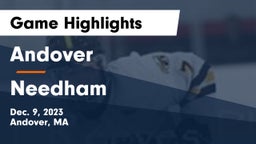 Andover  vs Needham Game Highlights - Dec. 9, 2023