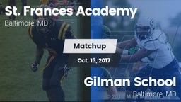 Matchup: St. Frances Academy vs. Gilman School 2017