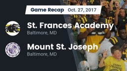 Recap: St. Frances Academy  vs. Mount St. Joseph  2017