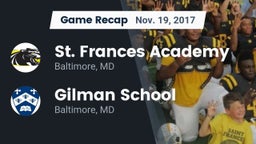 Recap: St. Frances Academy  vs. Gilman School 2017