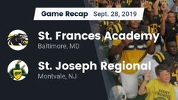 Recap: St. Frances Academy  vs. St. Joseph Regional  2019