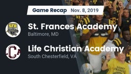 Recap: St. Frances Academy  vs. Life Christian Academy  2019
