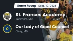 Recap: St. Frances Academy  vs. Our Lady of Good Counsel  2021