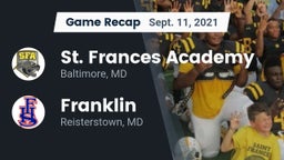Recap: St. Frances Academy  vs. Franklin  2021