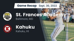Recap: St. Frances Academy  vs. Kahuku  2022