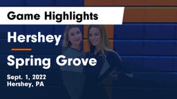 Hershey  vs Spring Grove  Game Highlights - Sept. 1, 2022