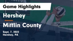 Hershey  vs Mifflin County  Game Highlights - Sept. 7, 2022
