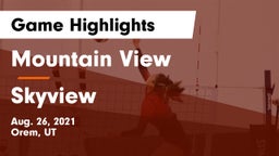Mountain View  vs Skyview  Game Highlights - Aug. 26, 2021