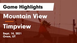 Mountain View  vs Timpview  Game Highlights - Sept. 14, 2021