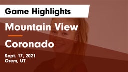 Mountain View  vs Coronado  Game Highlights - Sept. 17, 2021