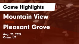 Mountain View  vs Pleasant Grove  Game Highlights - Aug. 23, 2022