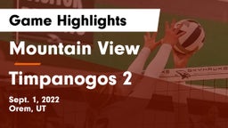 Mountain View  vs Timpanogos 2 Game Highlights - Sept. 1, 2022