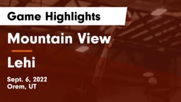 Mountain View  vs Lehi  Game Highlights - Sept. 6, 2022