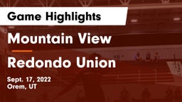 Mountain View  vs Redondo Union Game Highlights - Sept. 17, 2022