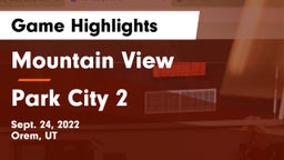 Mountain View  vs Park City 2 Game Highlights - Sept. 24, 2022