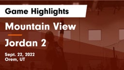 Mountain View  vs Jordan 2 Game Highlights - Sept. 22, 2022