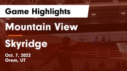 Mountain View  vs Skyridge  Game Highlights - Oct. 7, 2022